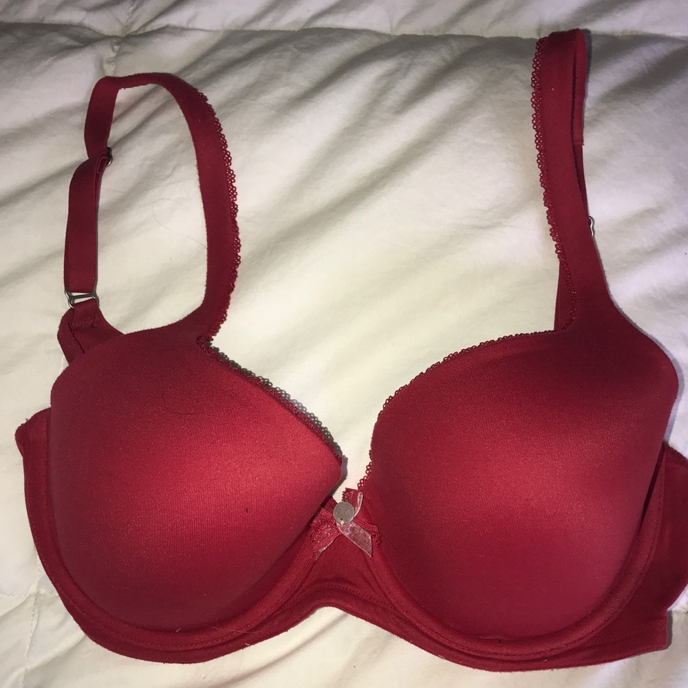 VS Red Demi Bra